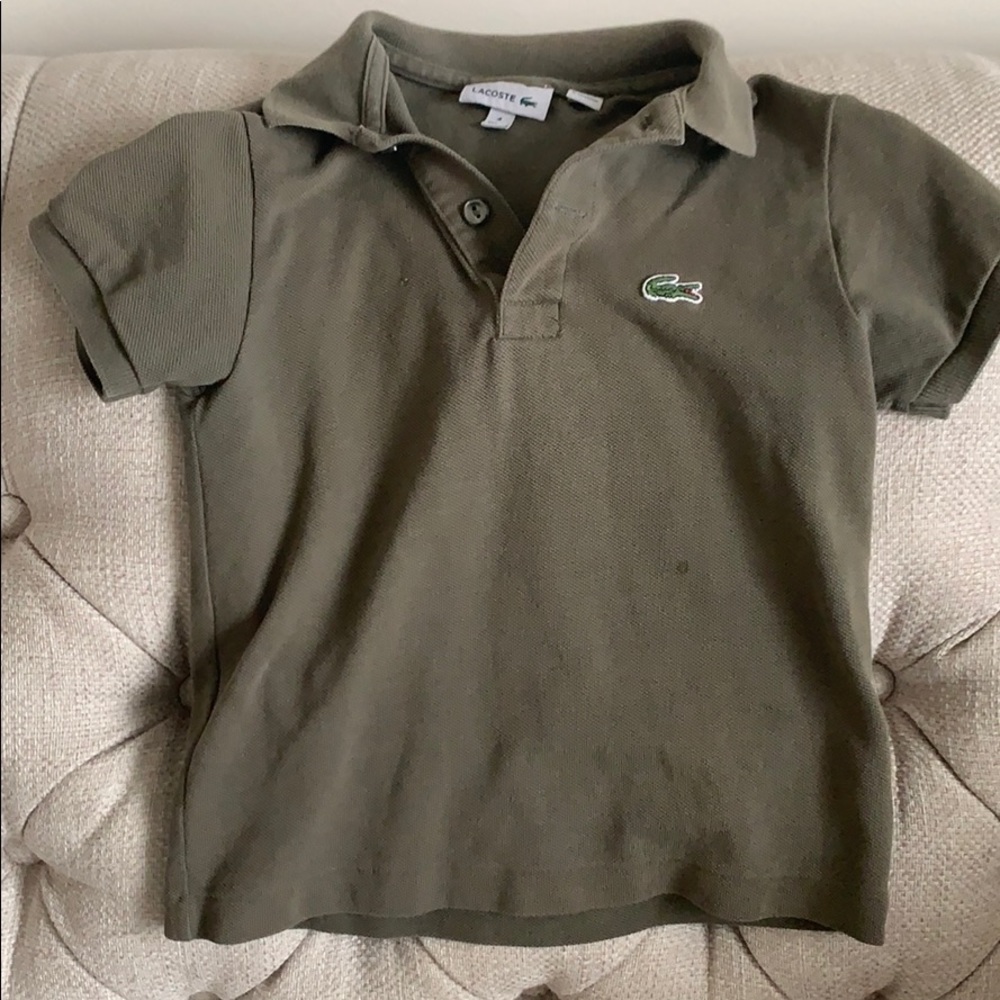 Boys Lacoste shirt size 4